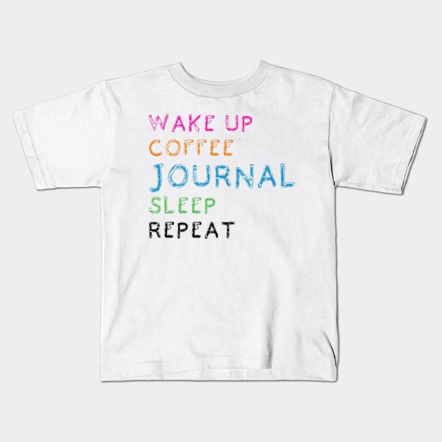 Funny Journaling Joke Kids T-Shirt by Mey Designs